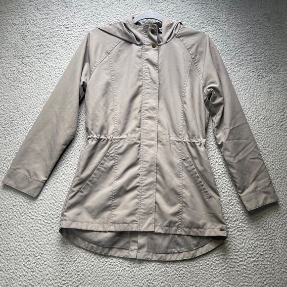 O'Neill Jacket Womens Small Gray Hoodie Full Zip Wind Resistant Windbreaker - Picture 1 of 16